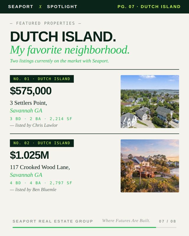Dutch Island spotlight: featured properties
