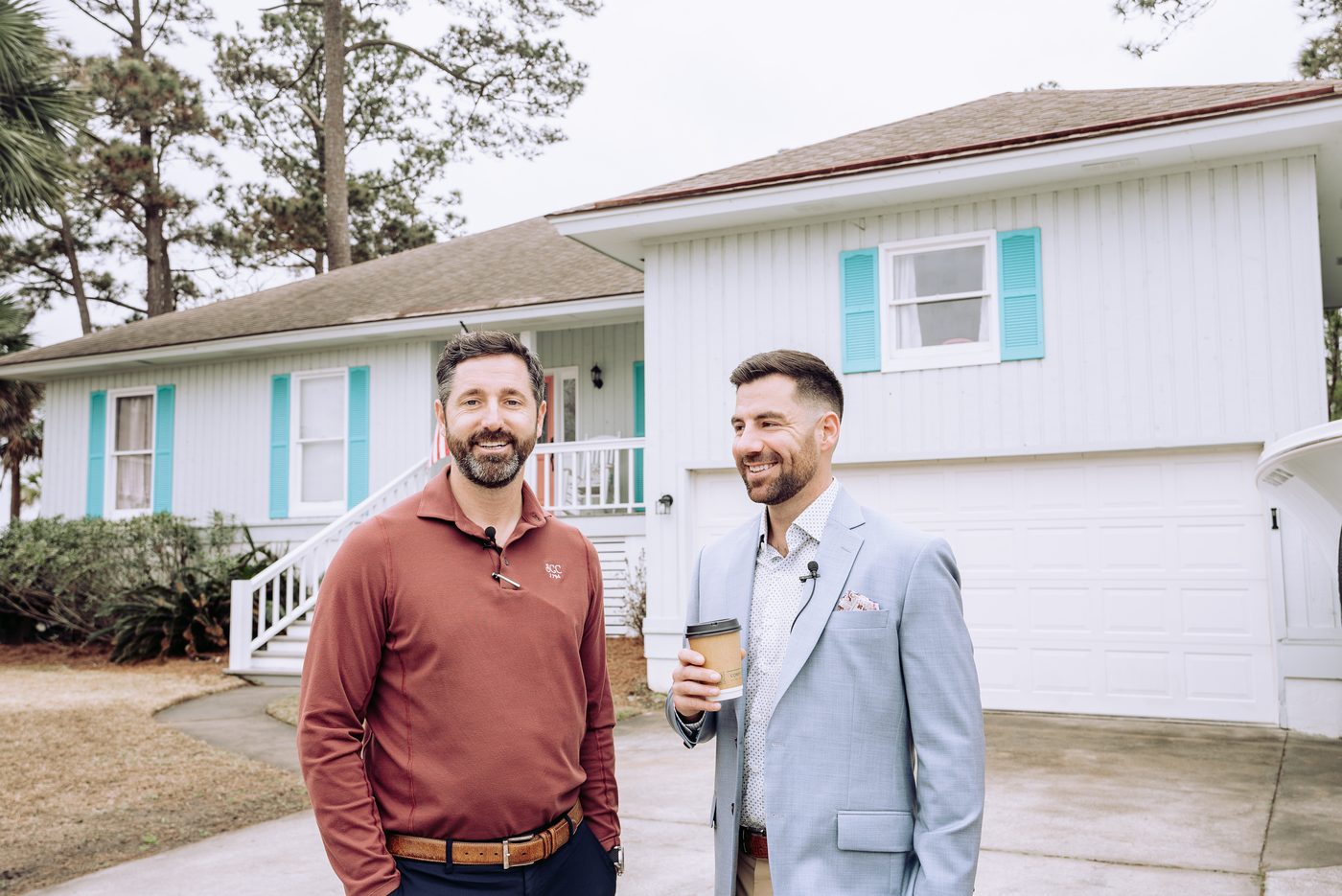 Chris Lawlor and Seaport broker Ben Bluemle on a broker tour, part of getting a new listing in front of other agents